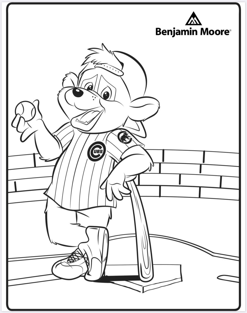 Baseball Mascots Coloring Pages