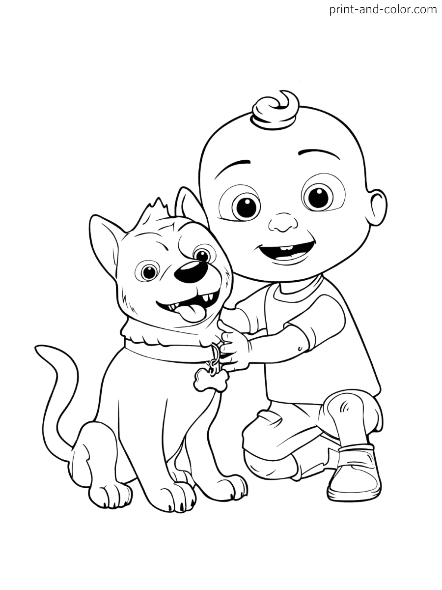 Cocomelon Coloring Pages Print And Color