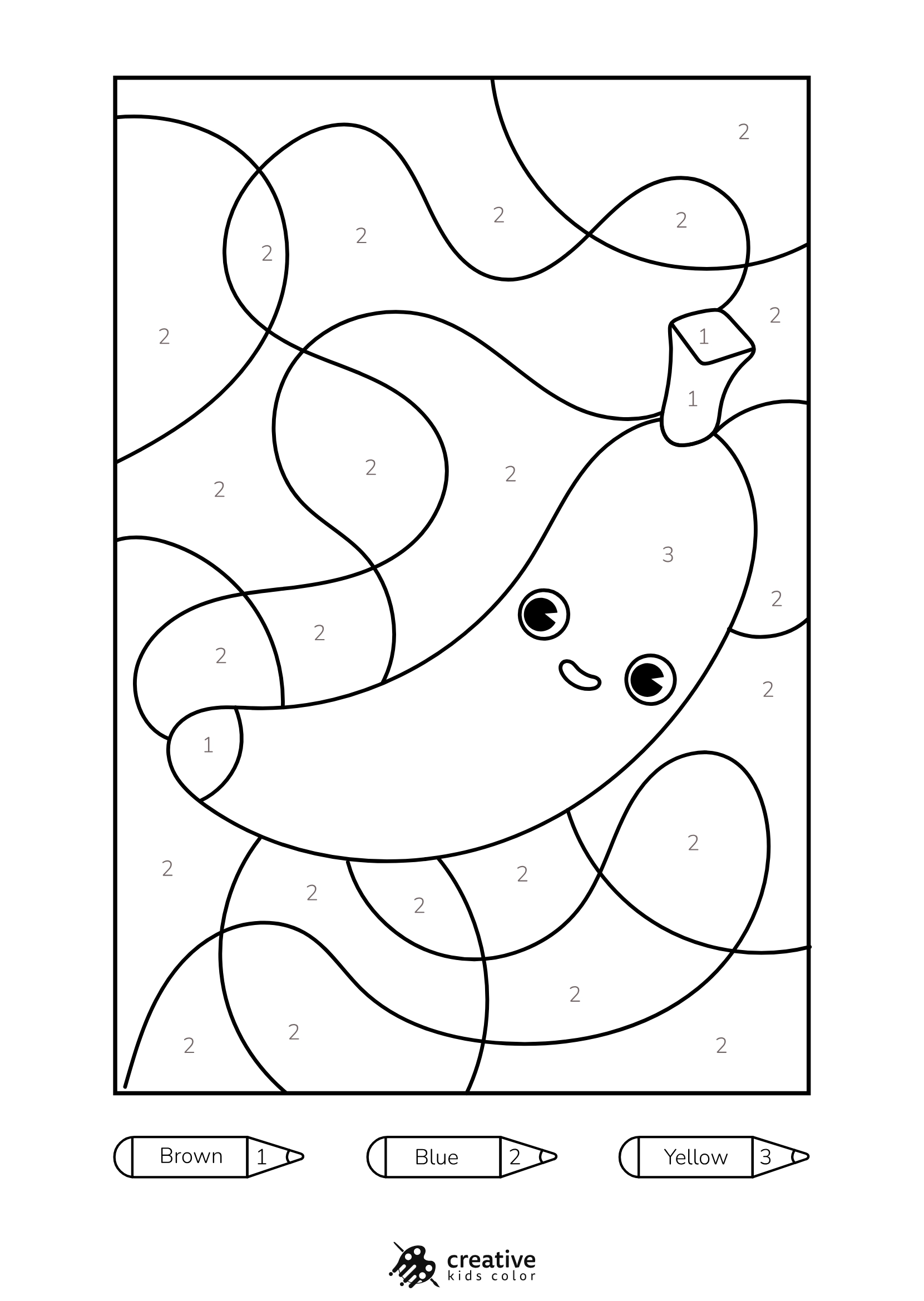Color By Number Coloring Pages 50 Free Printable PDFs 