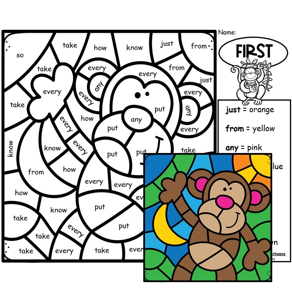 Coloring Pages For First Graders