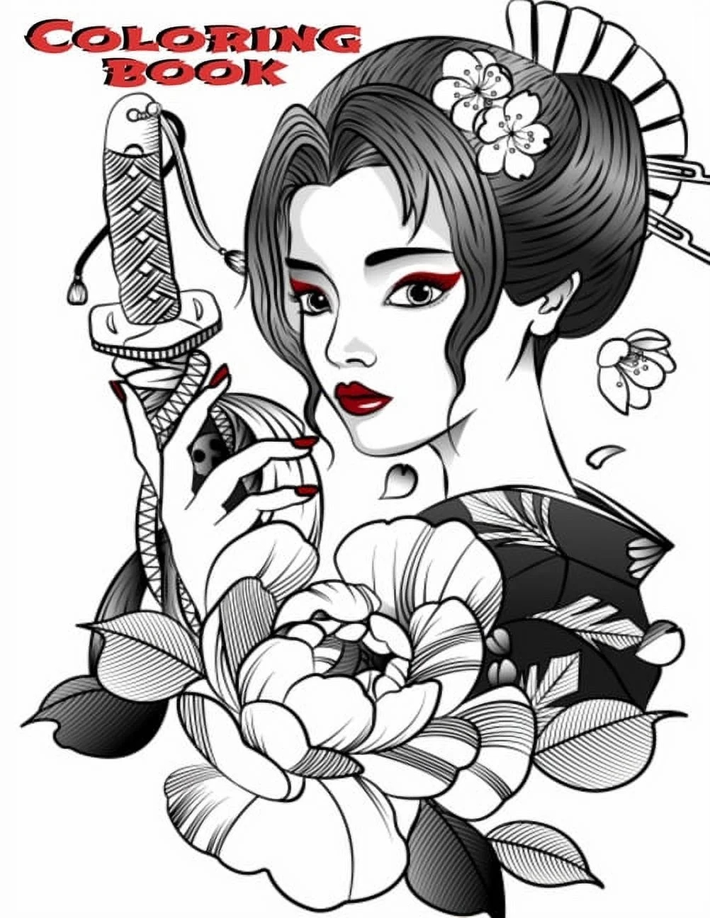 Coloring Book For Adults A Sophisticated And Stylish Japanese Coloring Book Unique Designs From An Anime Cosplay Manga Artist Paperback Walmart