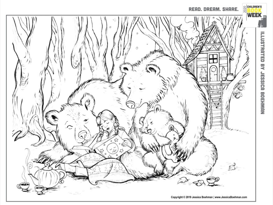 Coloring Book Pages Every Child A Reader