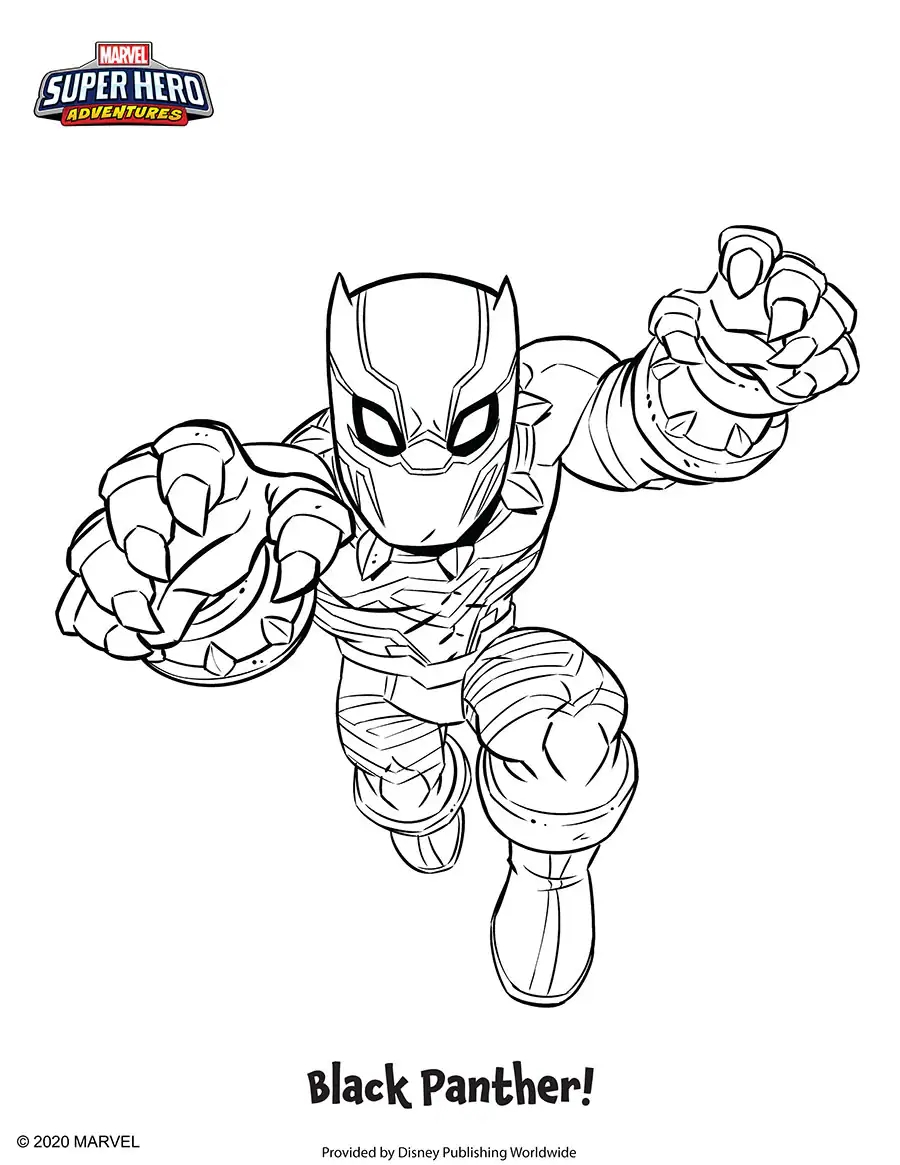 Black Panther Movie Coloring Pages