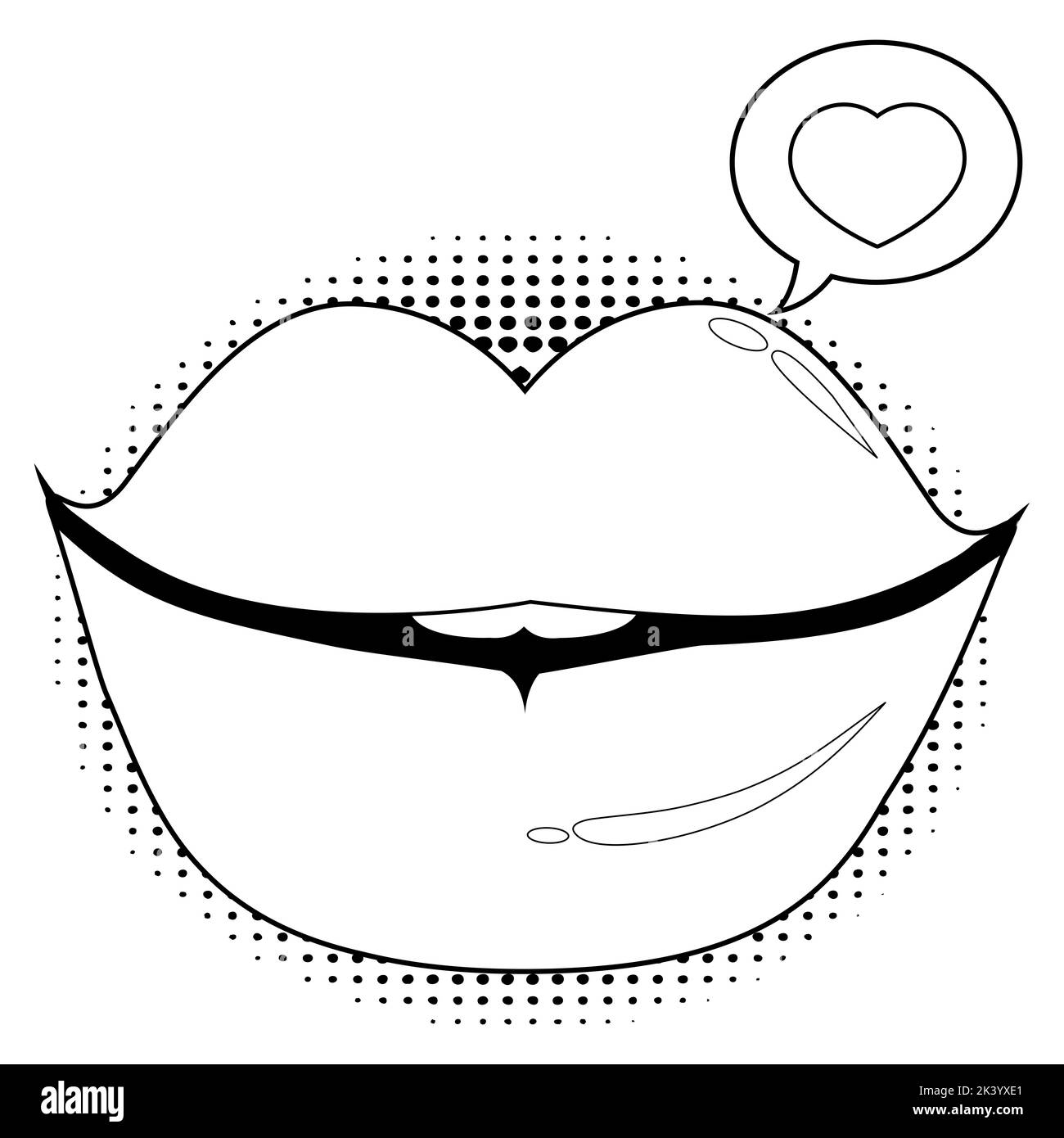 Coloring Lips Cut Out Stock Images Pictures Alamy