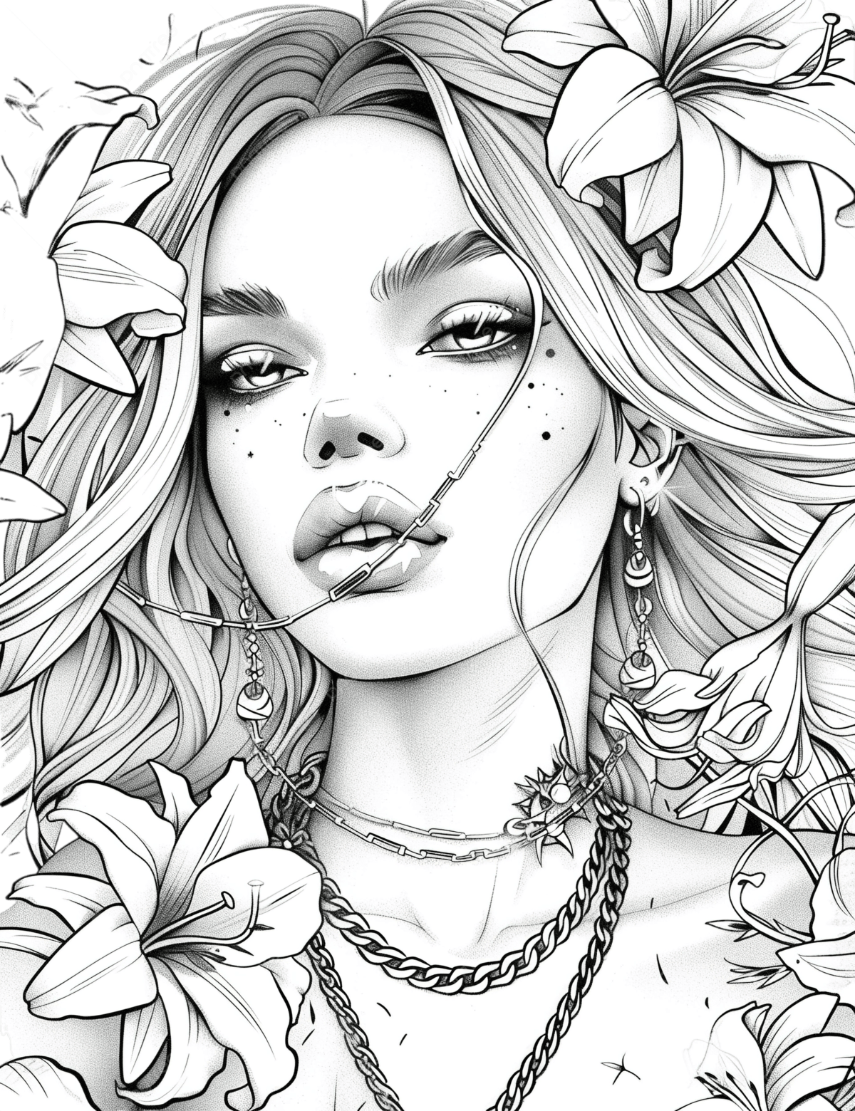 Coloring Page Adults Coloring Adult Outline PNG Transparent Image And Clipart For Free Download