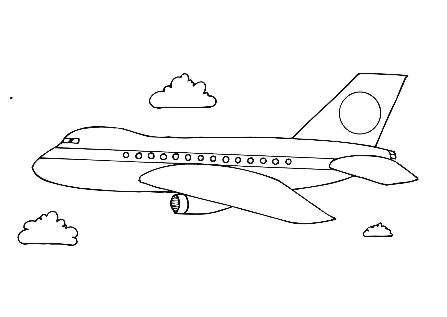 Free Printable Plane Coloring Pages