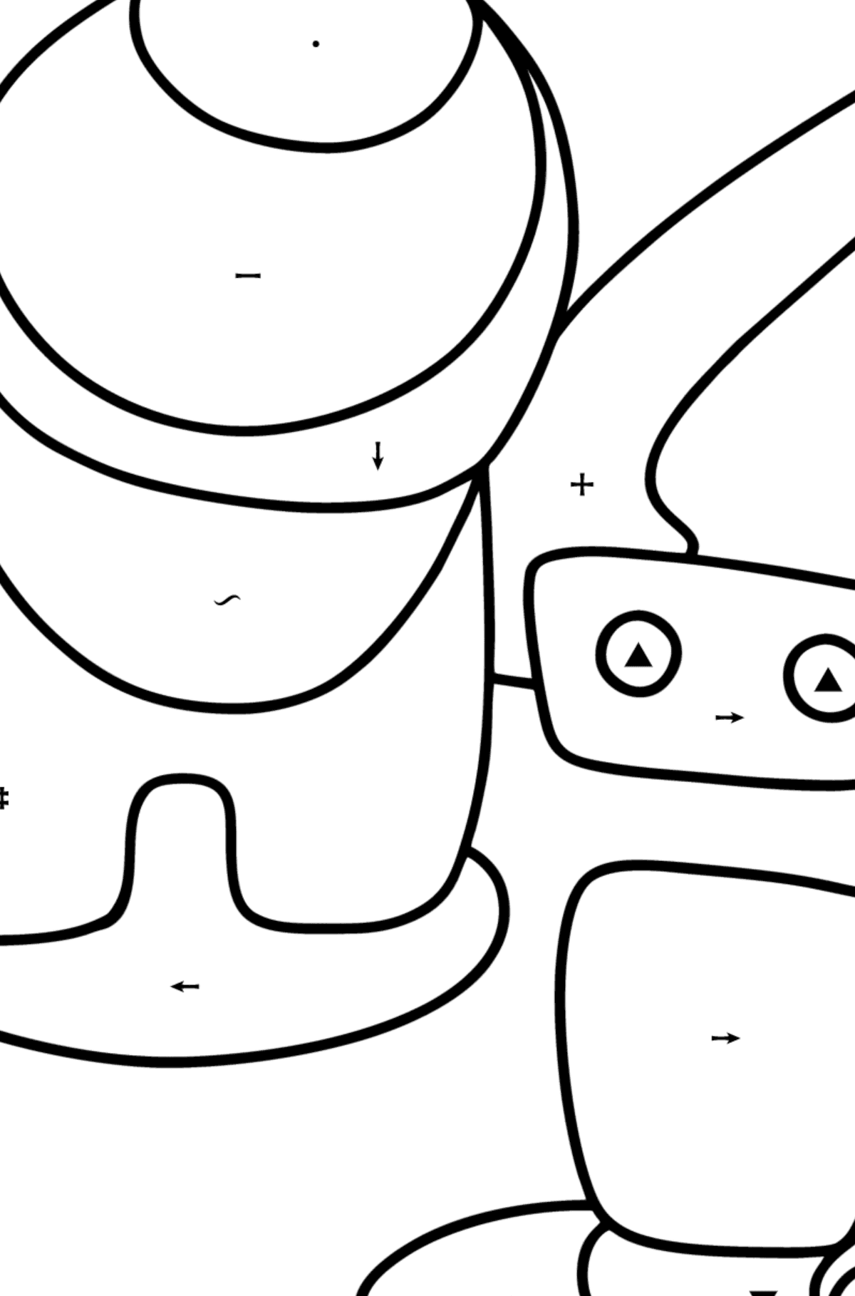 Coloring Page Astronaut And Pet Robot Among Us Online And Print 