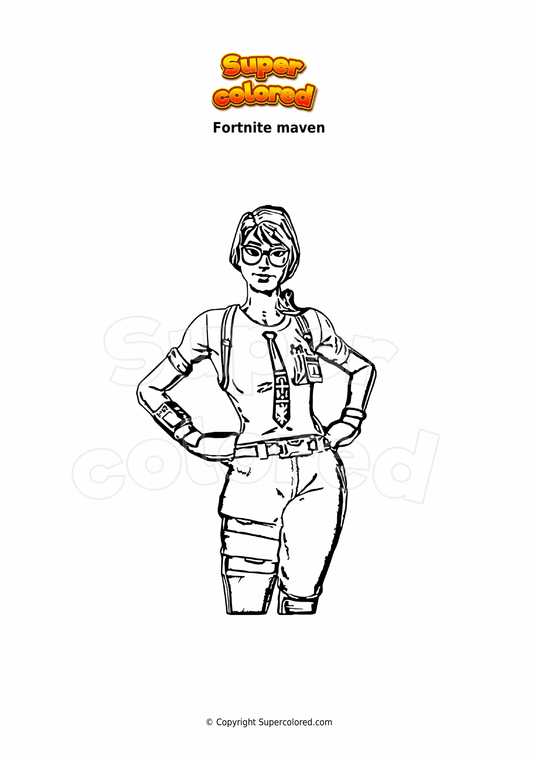 Fortnite Cuddle Team Coloring Pages