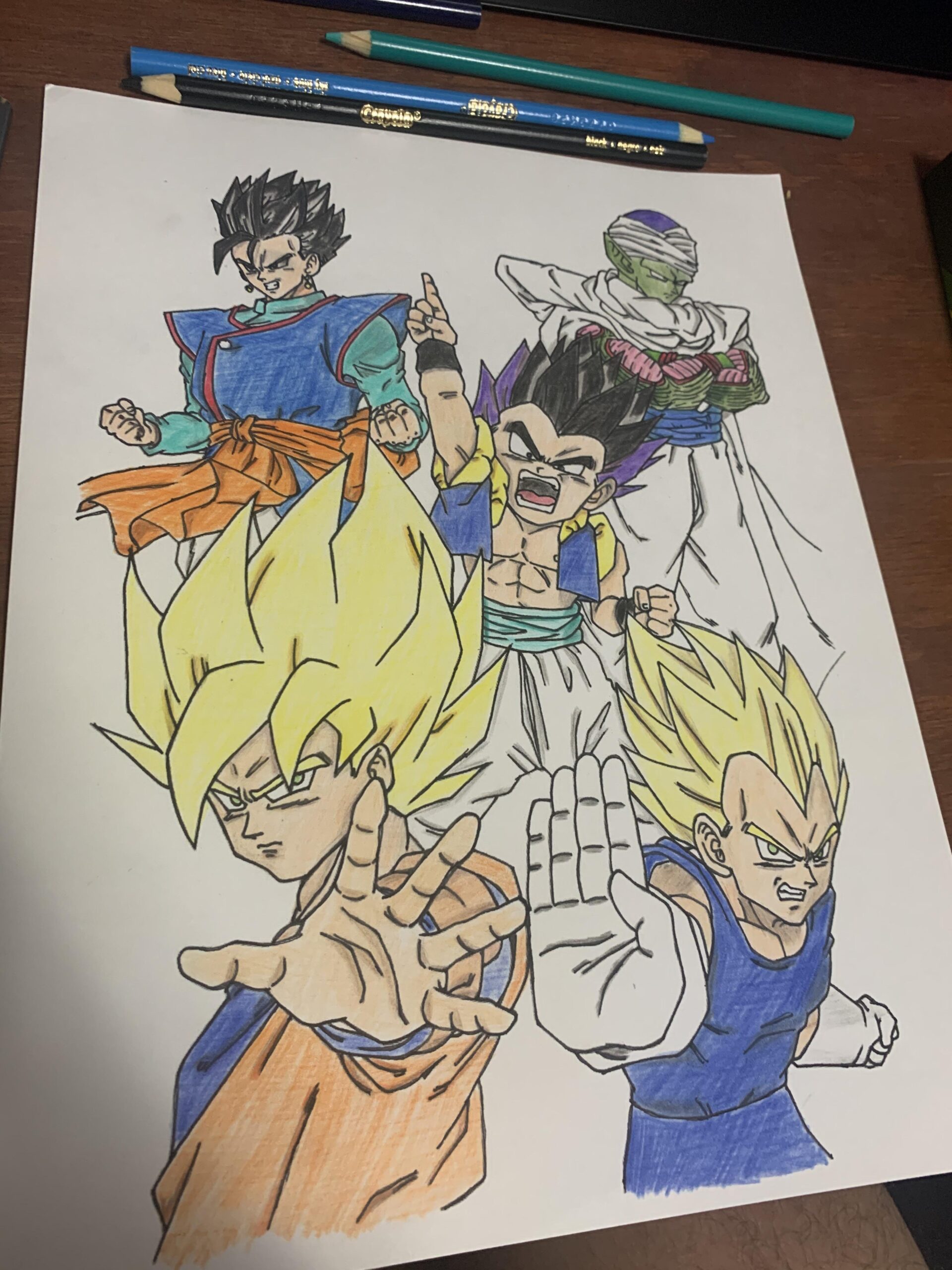 Coloring Page I Started A Few Weeks Ago R dbz