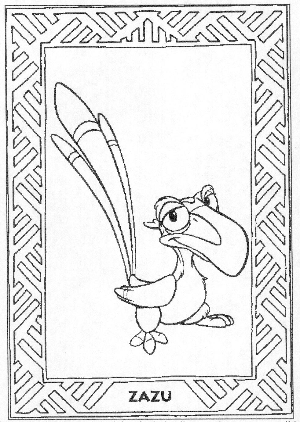 Coloring Page The Lion King Coloring Pages 109