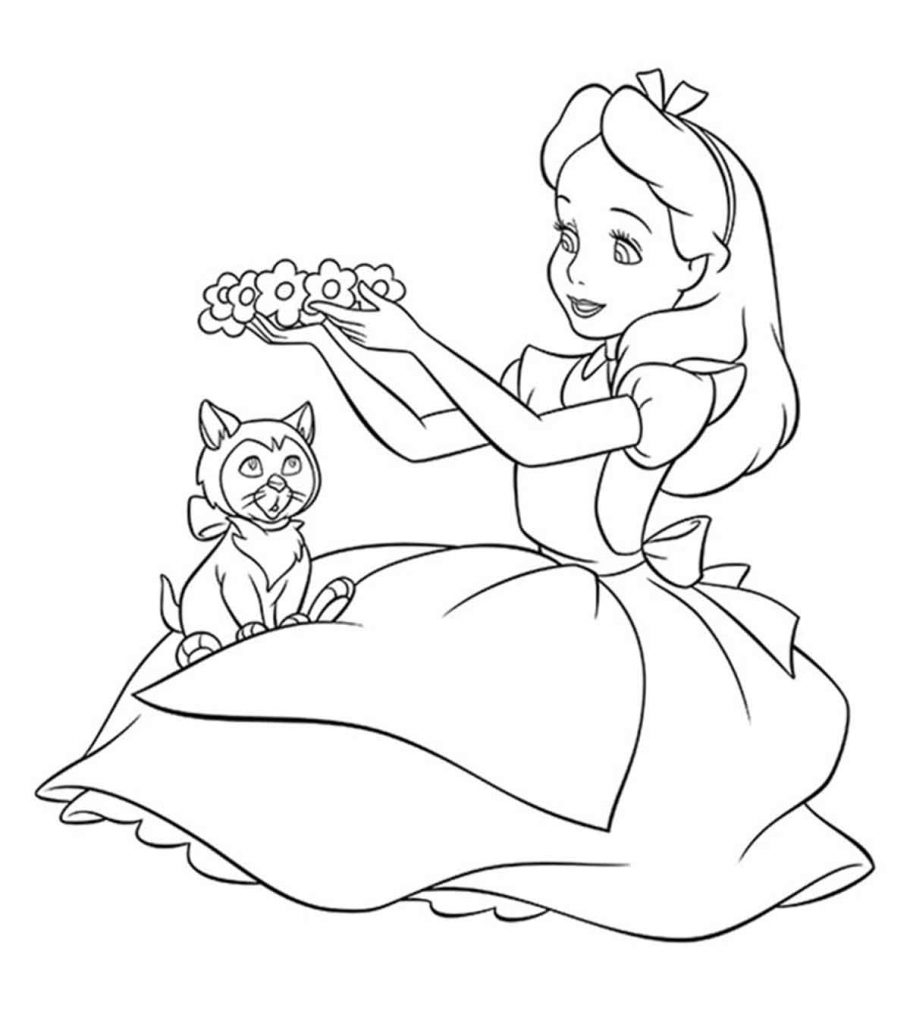 Disney Coloring Pages For Girls