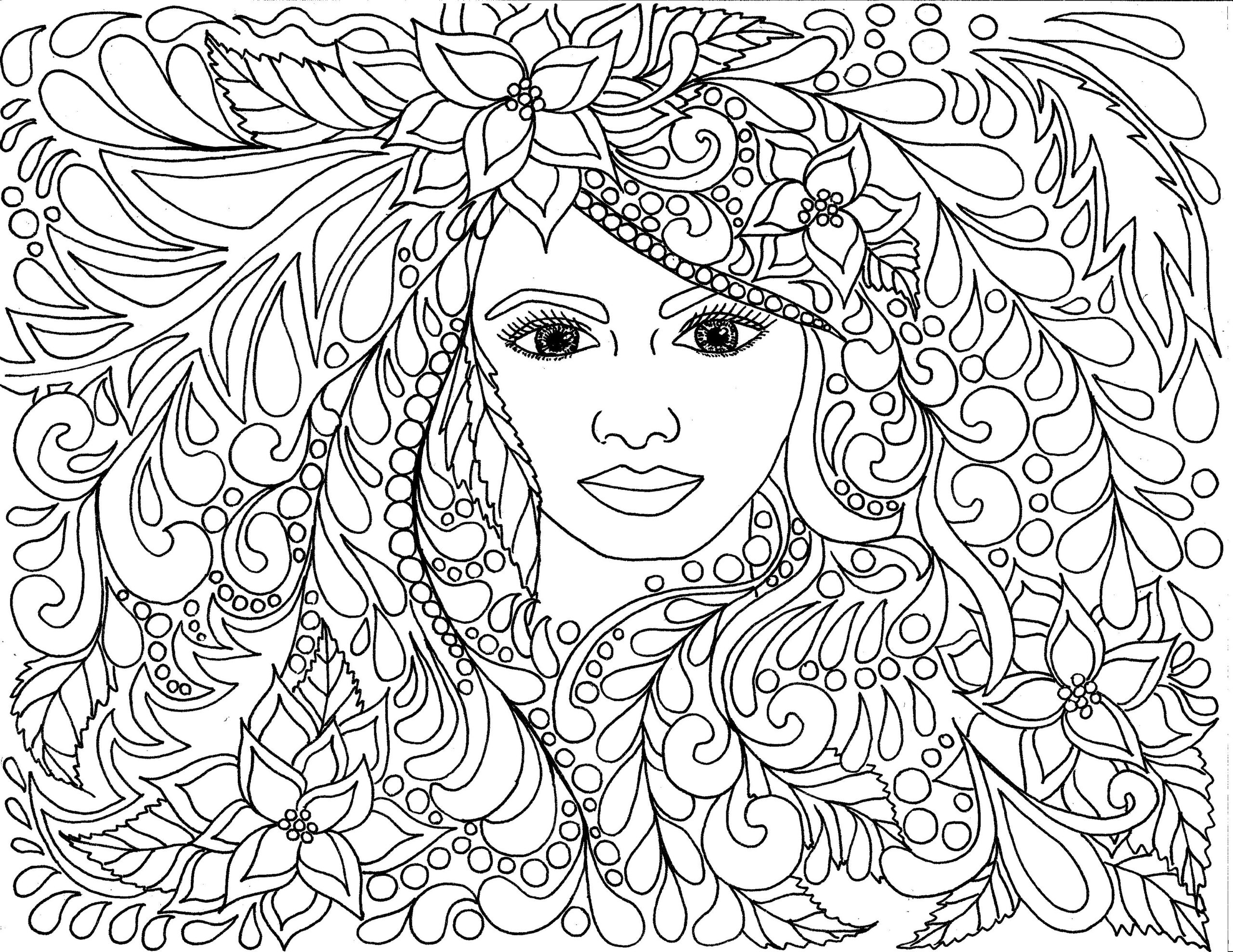 Free Art Coloring Pages For Adults