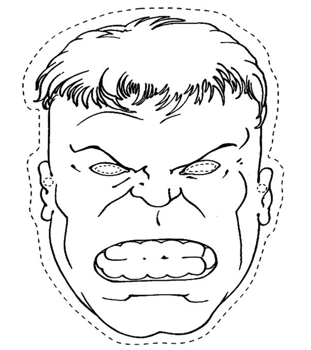 Coloring Pages Incredible Hulk Coloring Pages For Toddle