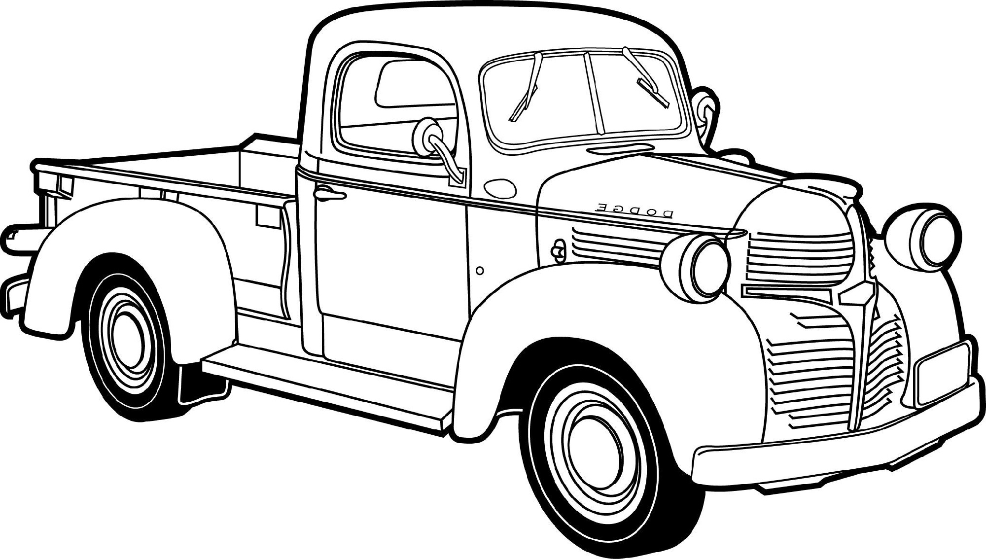Pick Up Truck Coloring Pages Pick Up Truck Coloring Pages