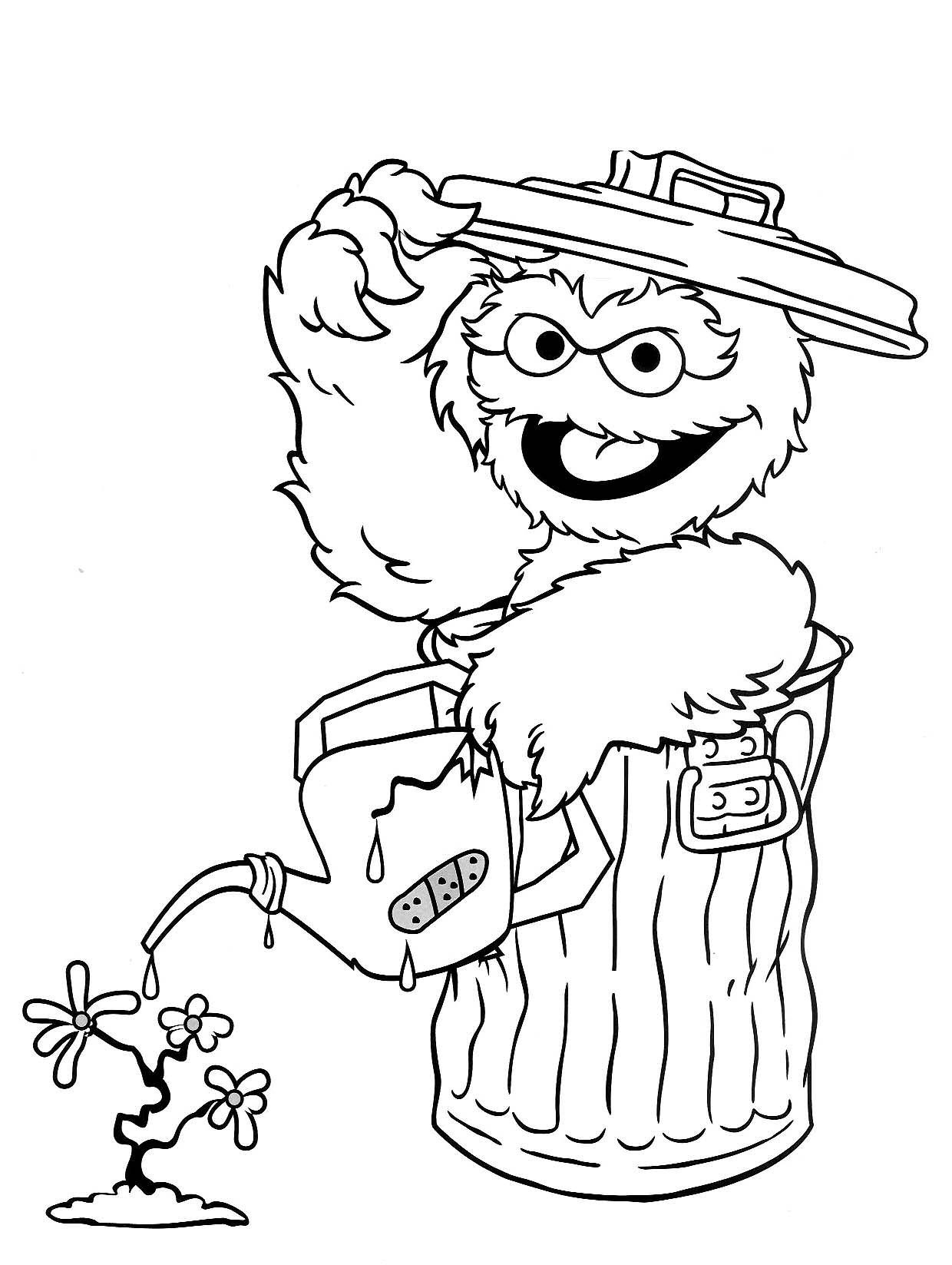Sesame Street Abby Coloring Pages