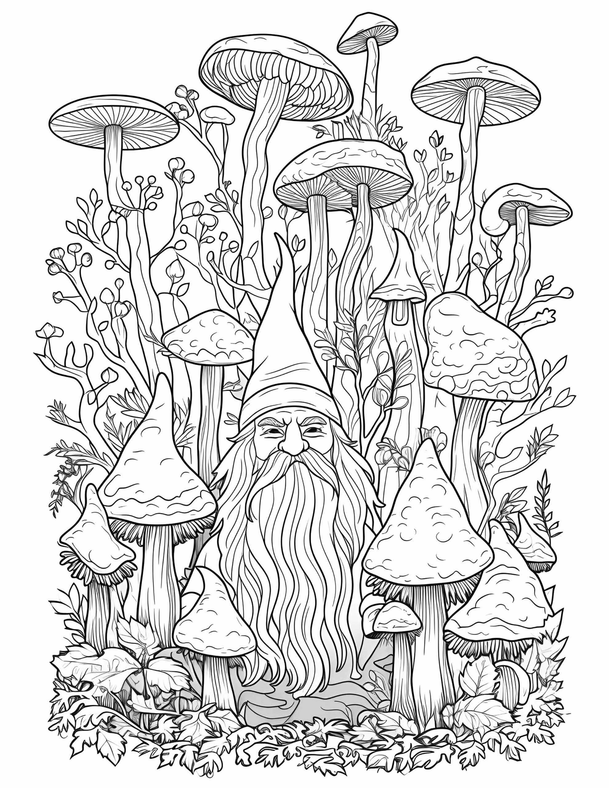 Coloring Pages The Forest Fairy