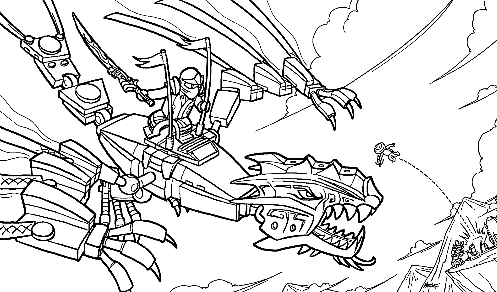 Cool Dragon Coloring Pages PDF Ideas Coloringfolder