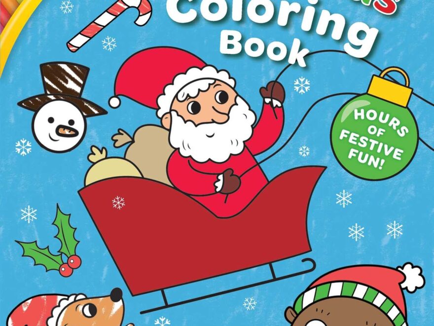 Crayola My Big Christmas Coloring Book A Crayola My Big Coloring Activity Book For Kids Book By BuzzPop Official Publisher Page Simon Schuster
