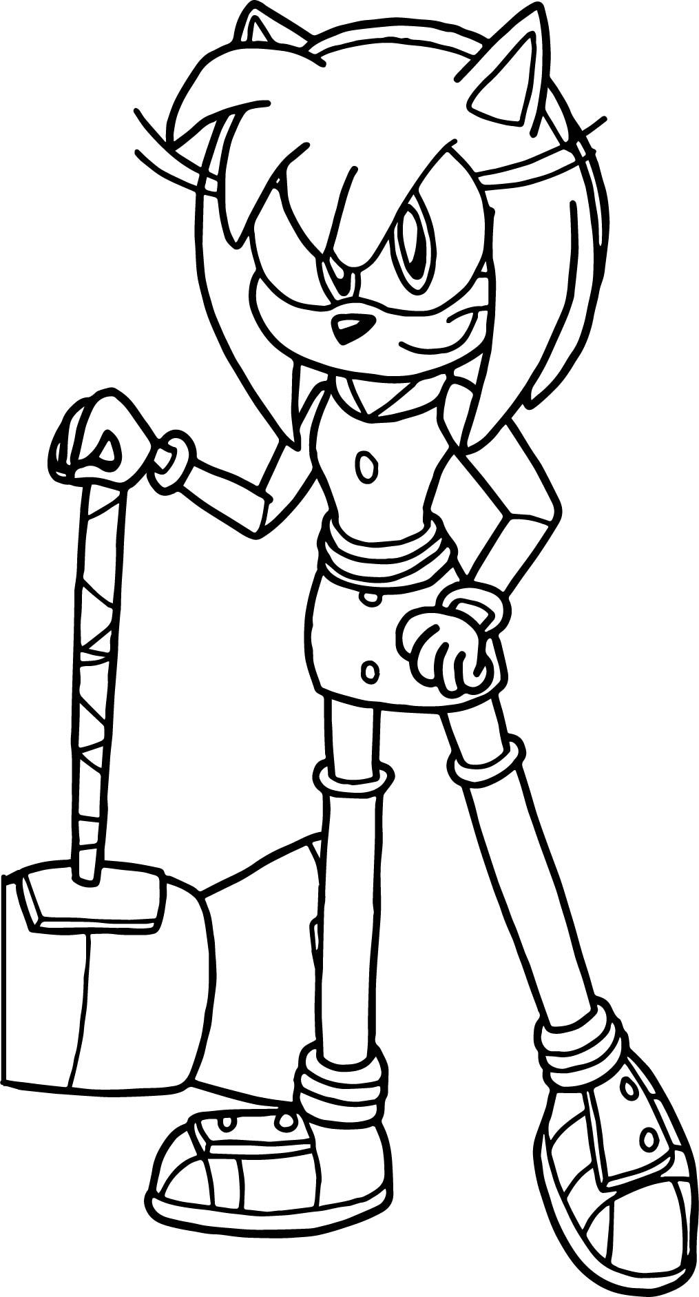 Rusty Rose Sonic Prime Coloring Pages
