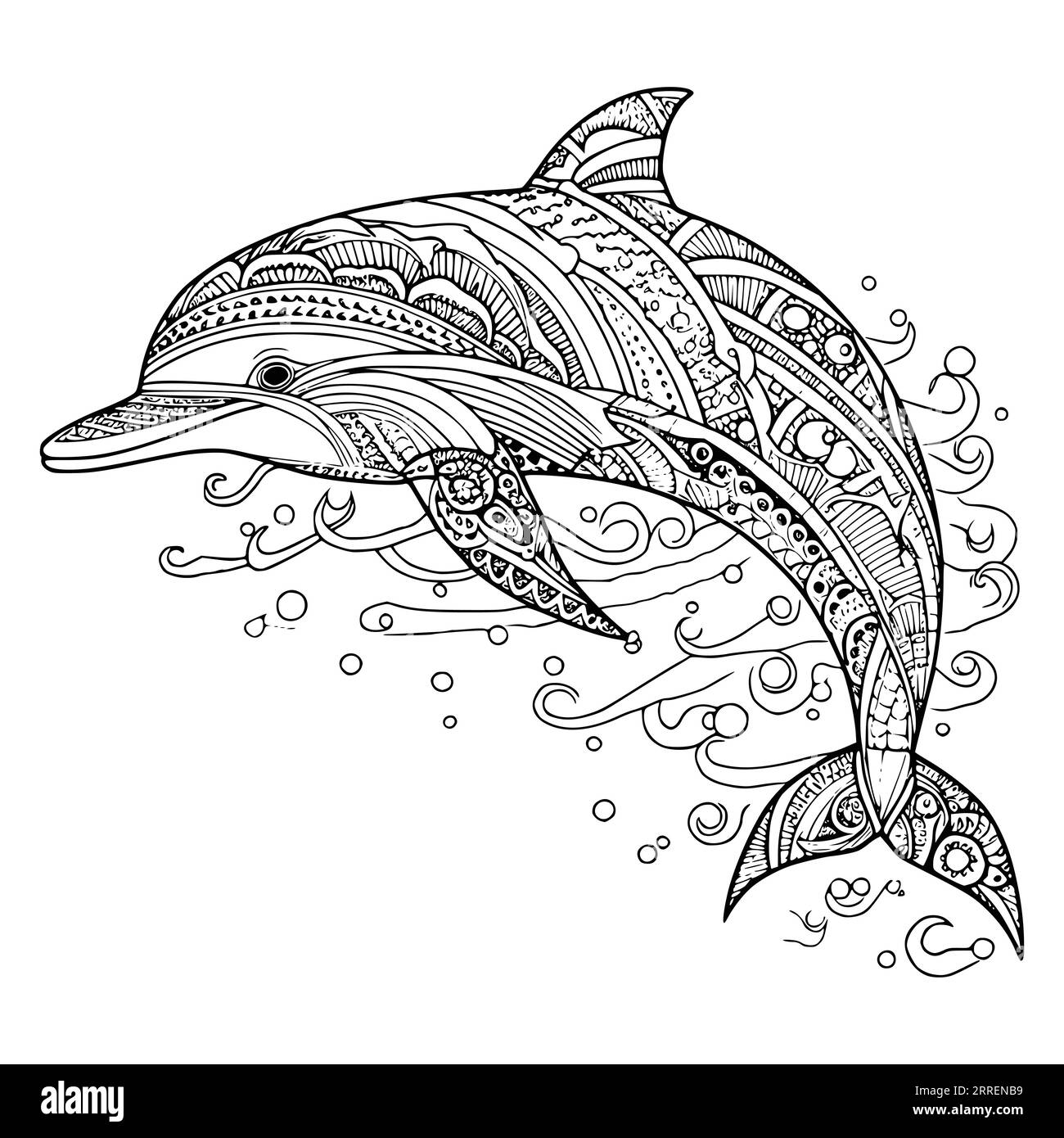 Baby Dolphin Coloring Pages