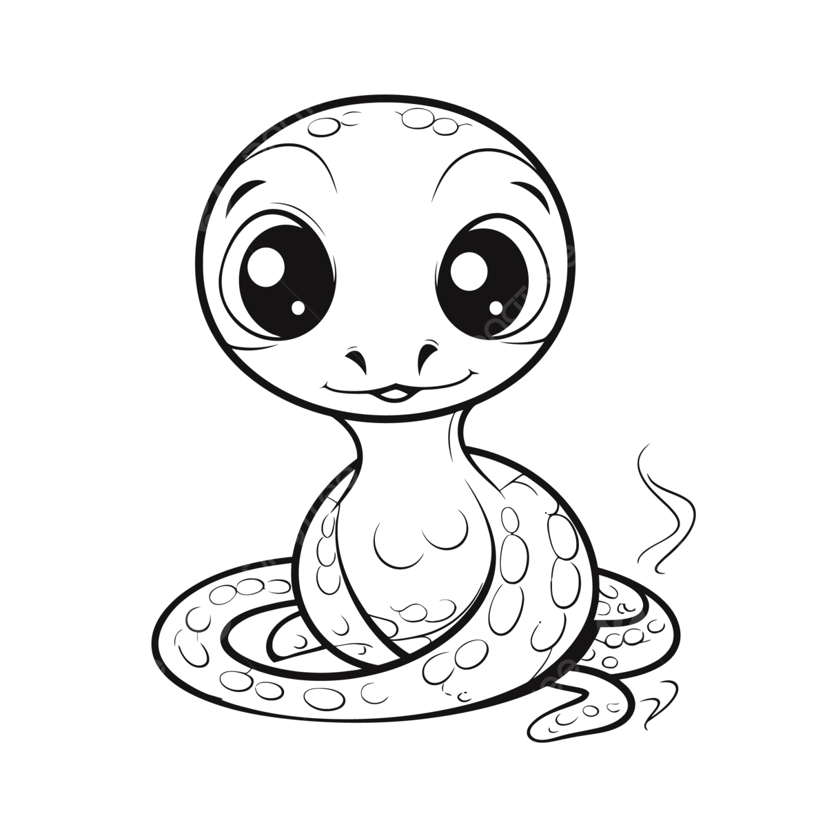 Cute Baby Snakes Coloring Pages Outline Sketch Drawing Vector Snake Drawing Baby Drawing Wing Drawing PNG And Vector With Transparent Background For Free Download