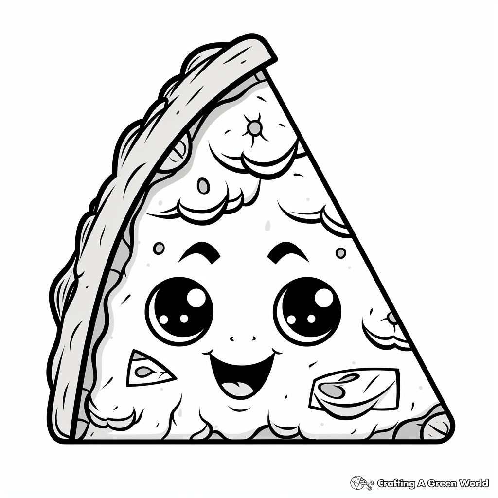 Pizza Food Coloring Pages
