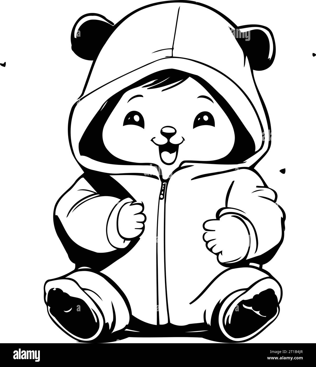 Cute Little Girl Coloring Page Vector Illustration For Kids Coloring Book Stock Vector Image Art Alamy