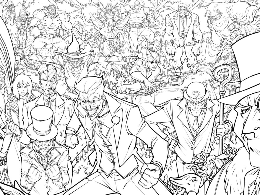 DC Super Villains Coloring Book Coming Soon From Insight Editions DC Comics News
