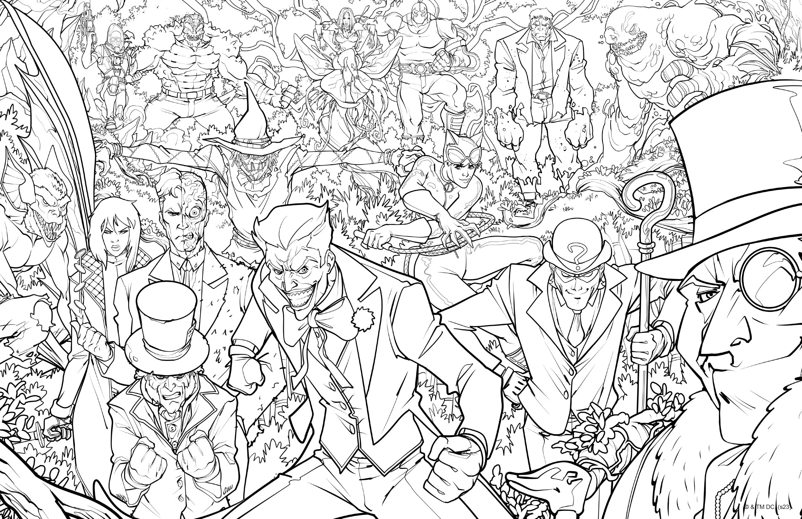 DC Super Villains Coloring Book Coming Soon From Insight Editions DC Comics News