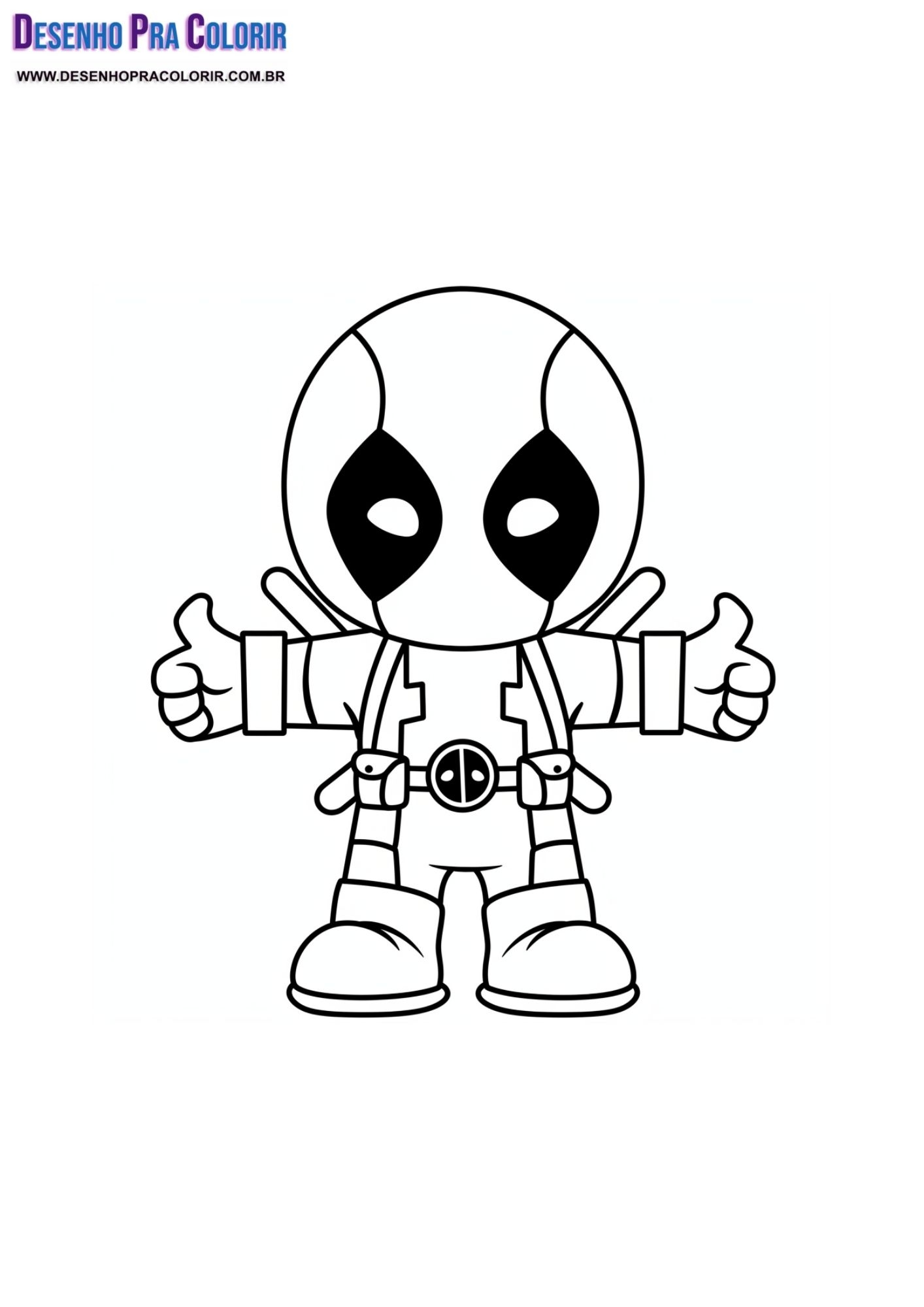Deadpool Dog Coloring Pages