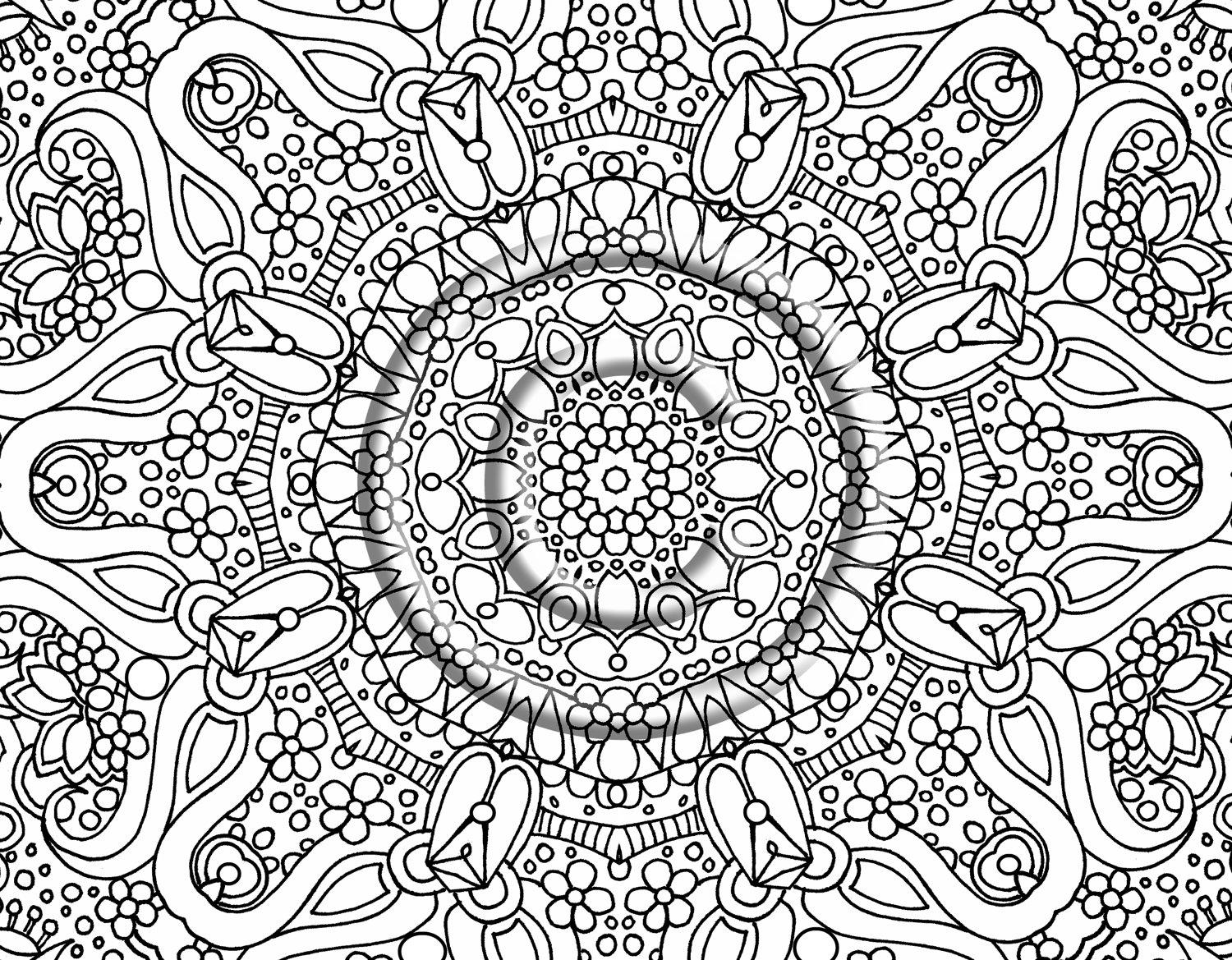 Free Printable Hard Coloring Pages For Adults Free Printable Hard Coloring Pages For Adults