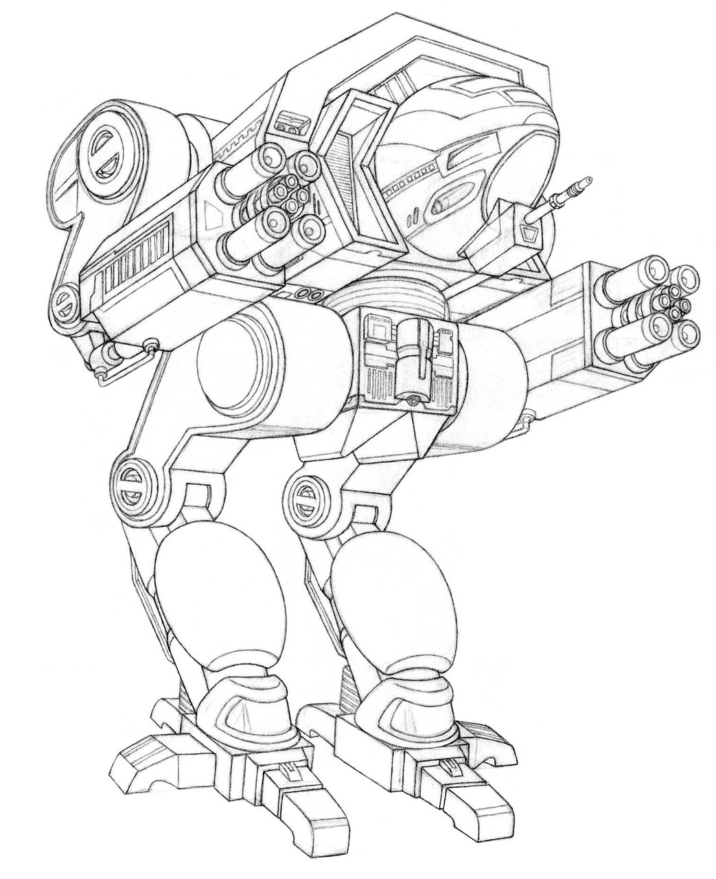 Dire Wolf Mech By Naiyion Fur Affinity dot Net