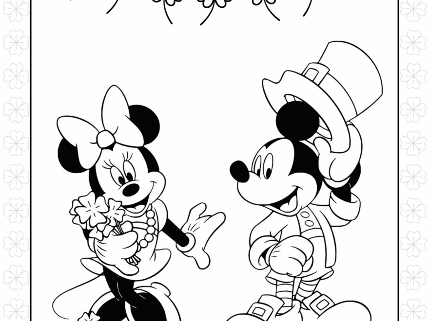 Disney Mickey Minnie Mouse St Patrick s Day