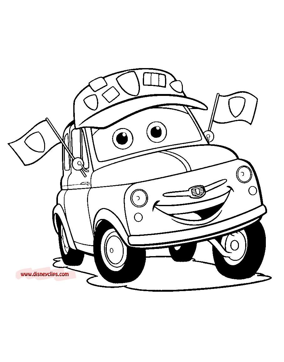 Disney Pixar s Cars Coloring Pages Disneyclips