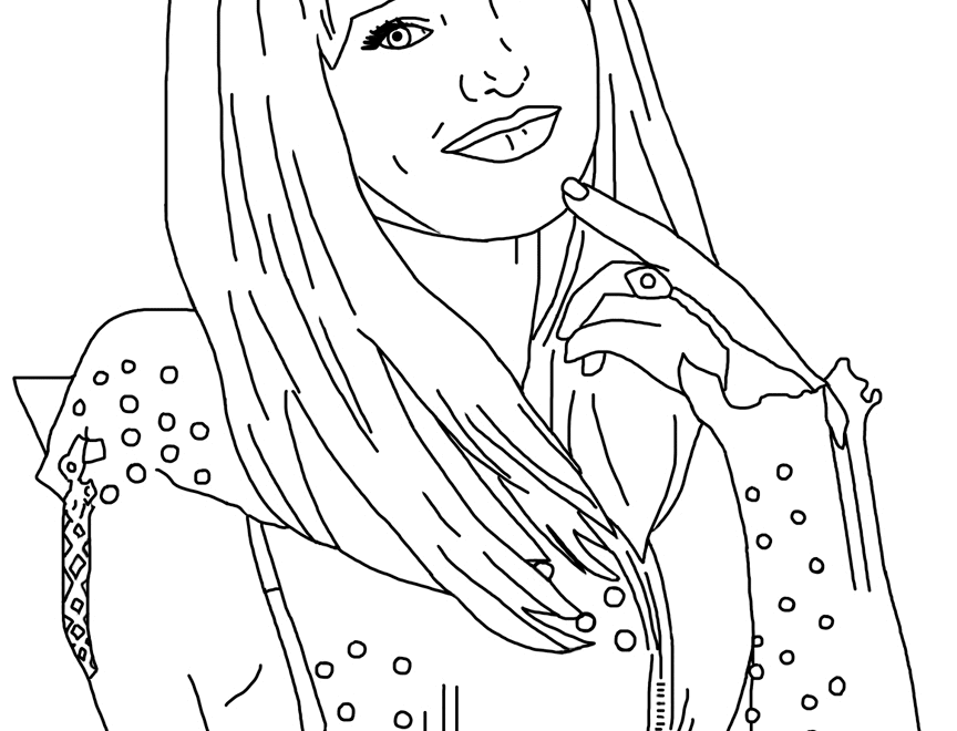 Disney s Descendants 2 Printable Coloring Pages Disneyclips