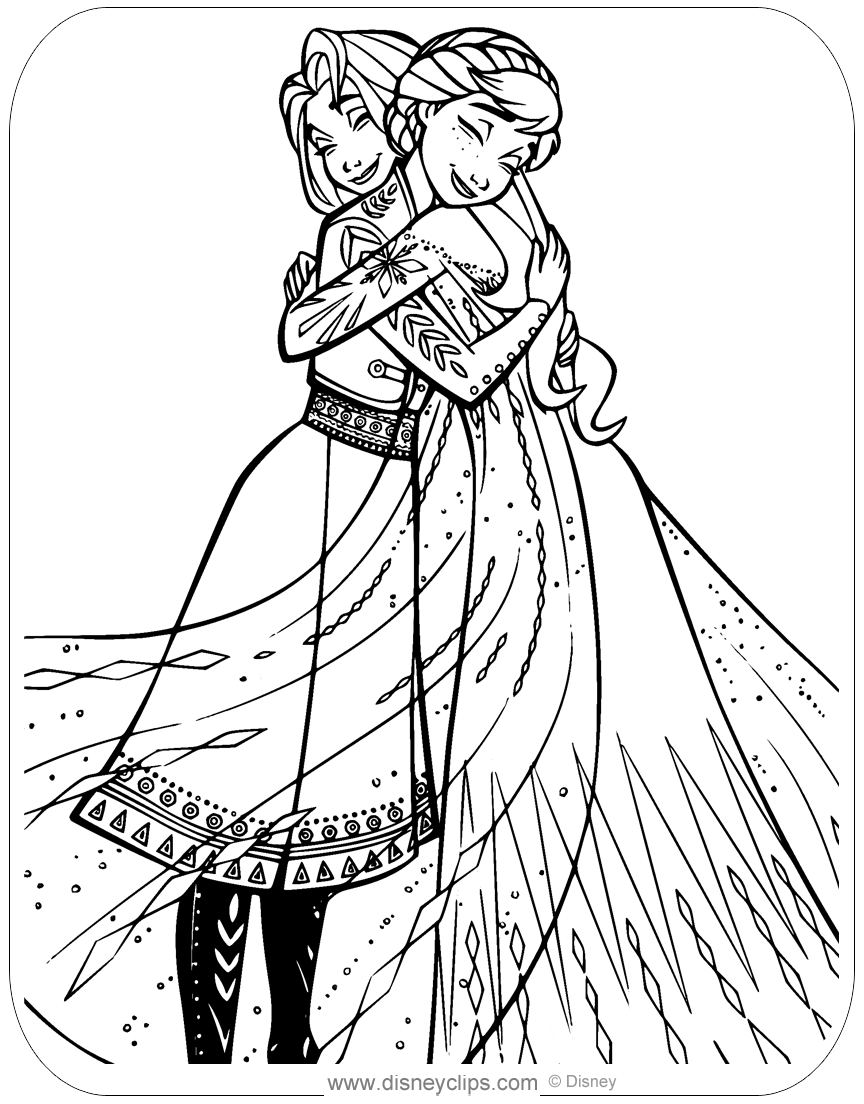Disney s Frozen Coloring Pages 2 Disneyclips