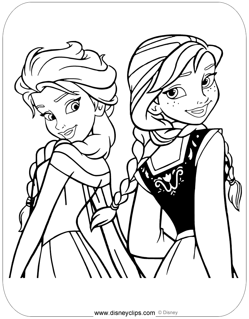 Disney s Frozen Coloring Pages 3 Disneyclips