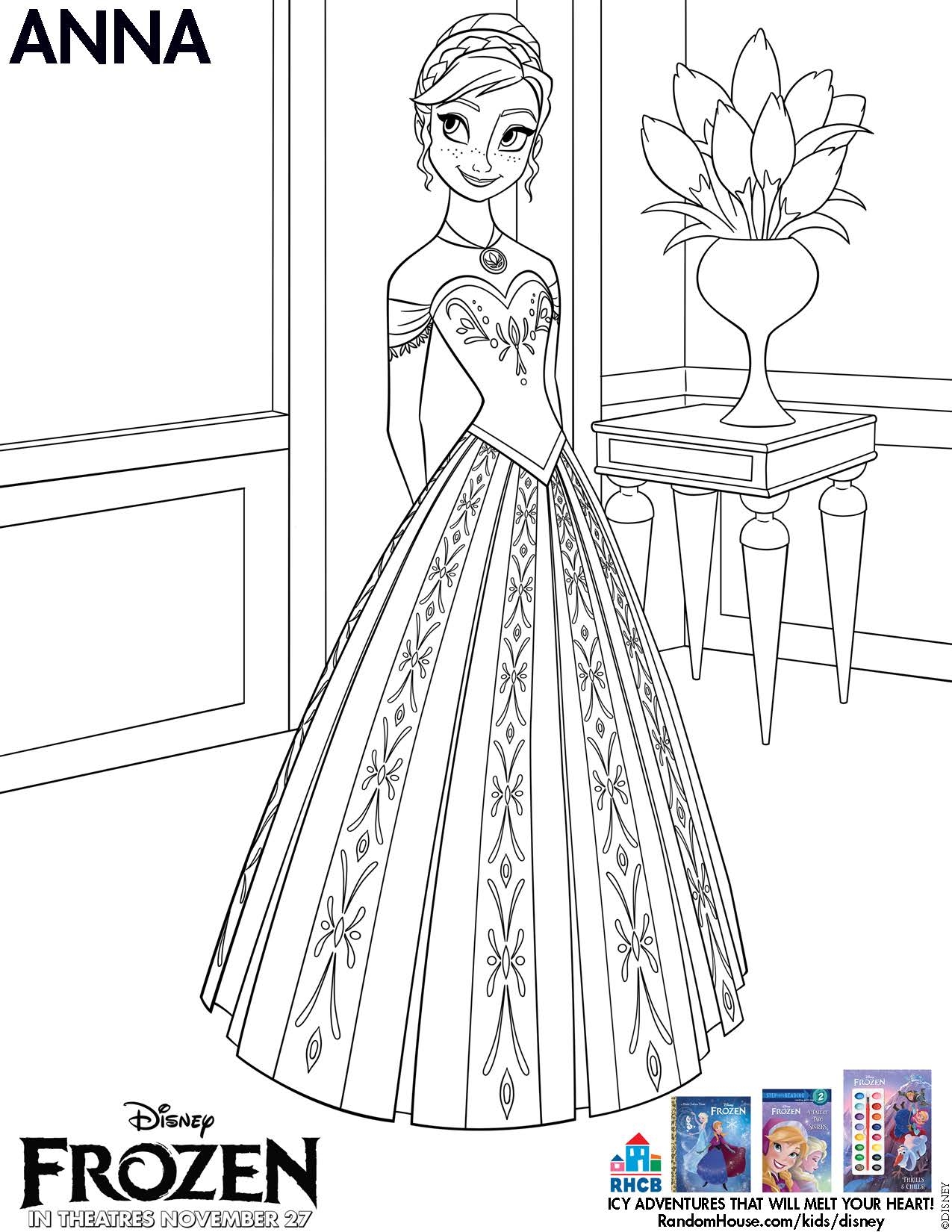 Elsa Birthday Coloring Pages