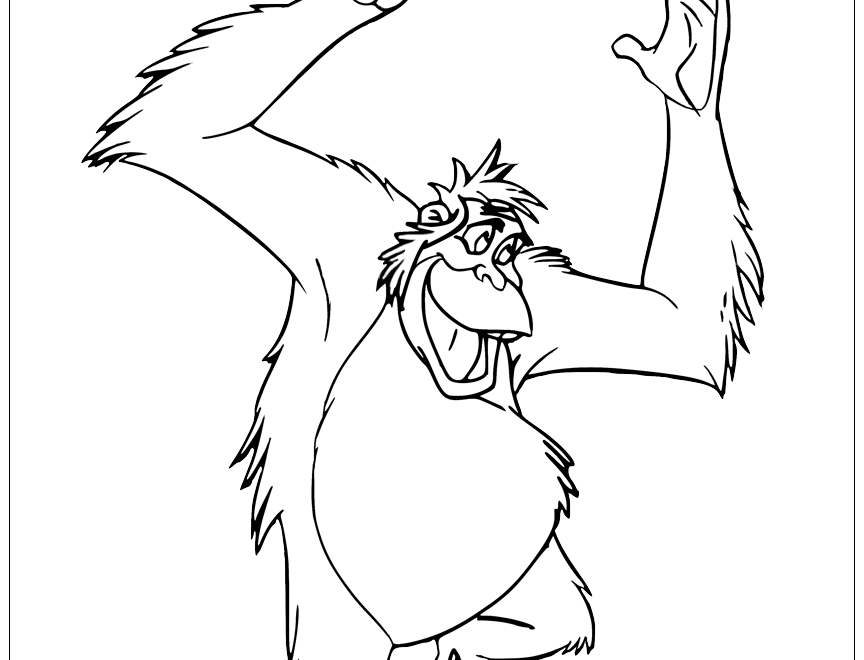 Disney s The Jungle Book Coloring Pages Disneyclips