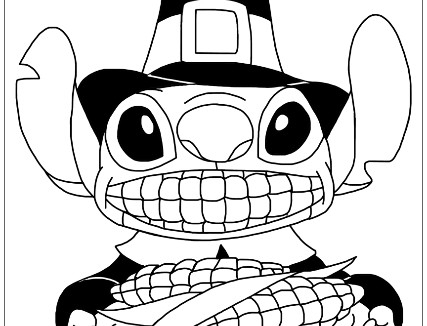 Disney Thanksgiving Coloring Pages Disneyclips