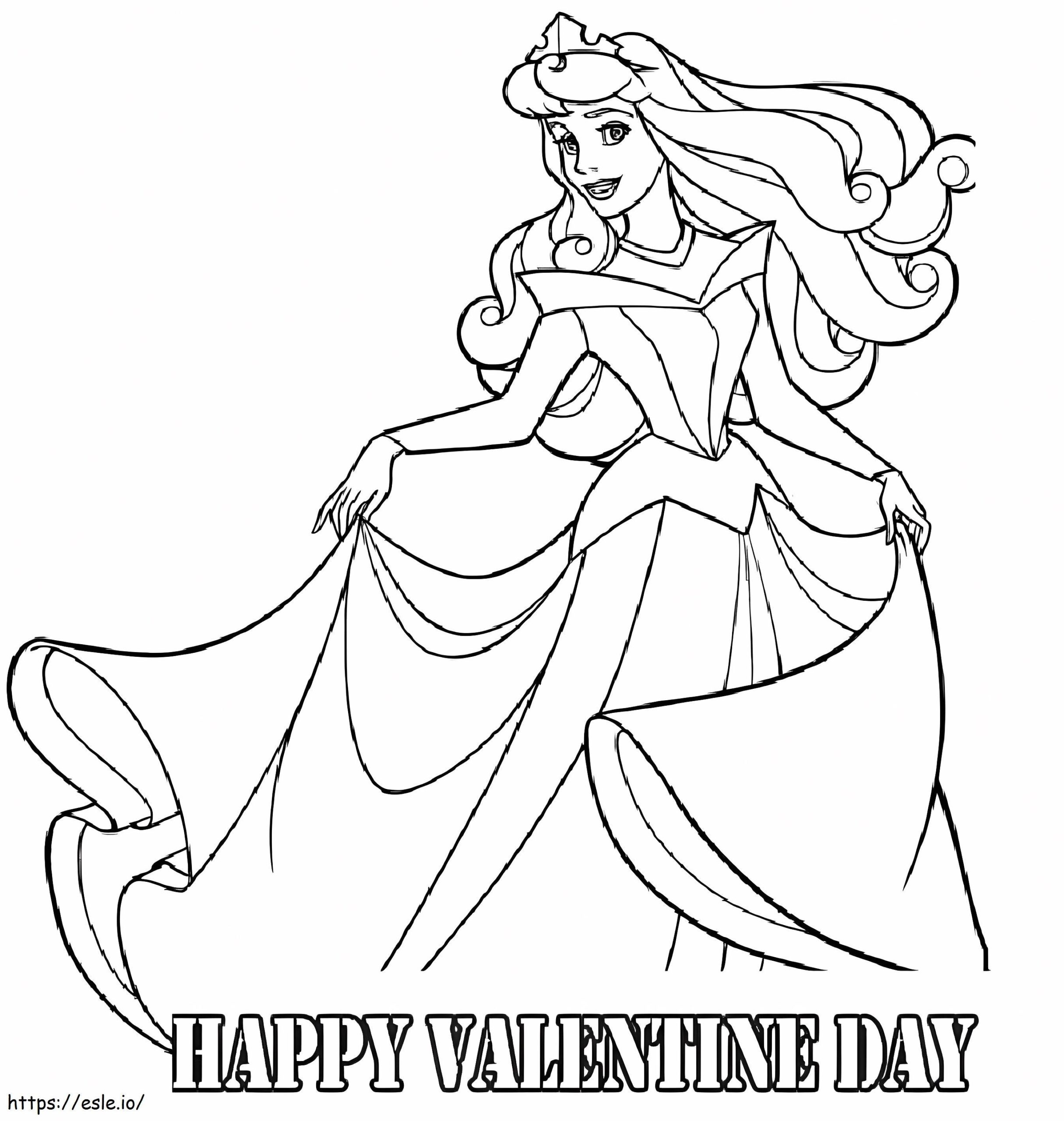 Disney Valentine Princess Coloring Page Disney Valentine Princess Coloring Page