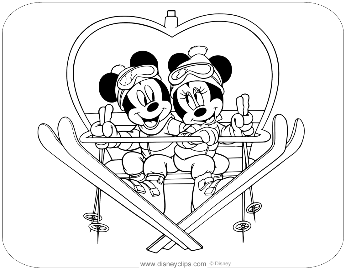 Disney Valentine s Day Coloring Pages 2 Disneyclips Disney Valentine s Day Coloring Pages 2 Disneyclips