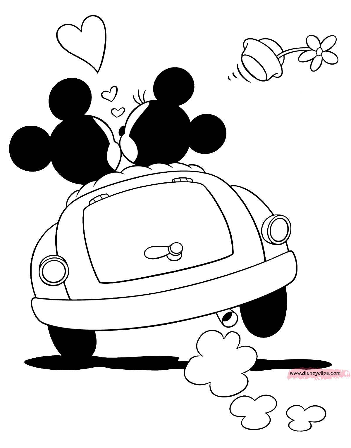 Disney Valentine s Day Coloring Pages 3 Disneyclips