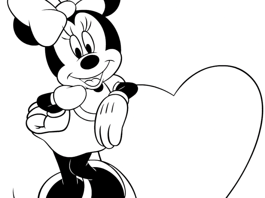 Disney Valentine s Day Coloring Pages 3 Disneyclips