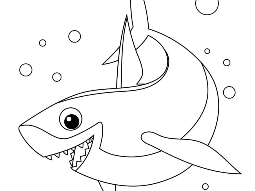 Dive Into Fun With Free Shark Coloring Pages Skip To My Lou