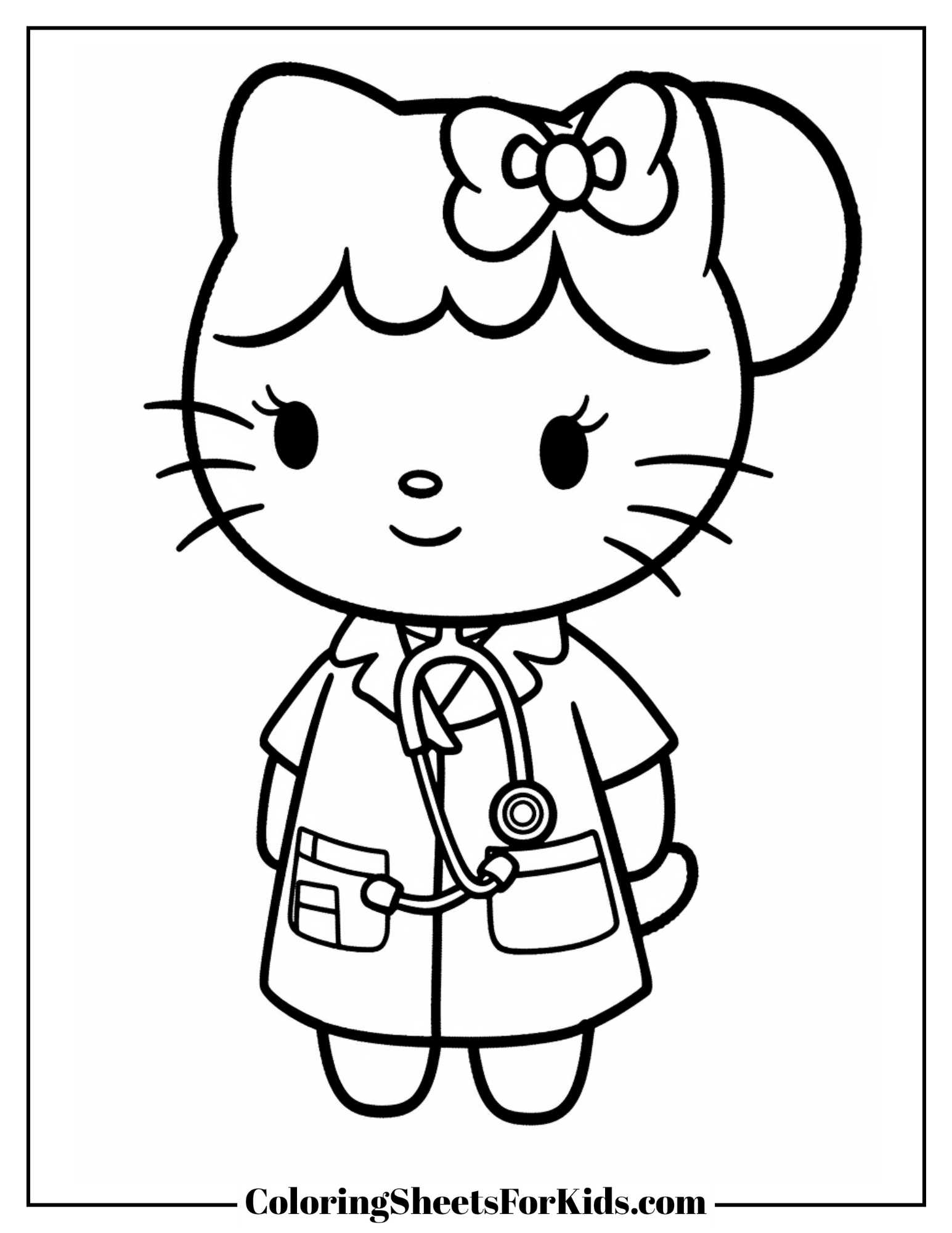 Doctor Coloring Pages Free PDF Downloads Coloring Sheets For Kids