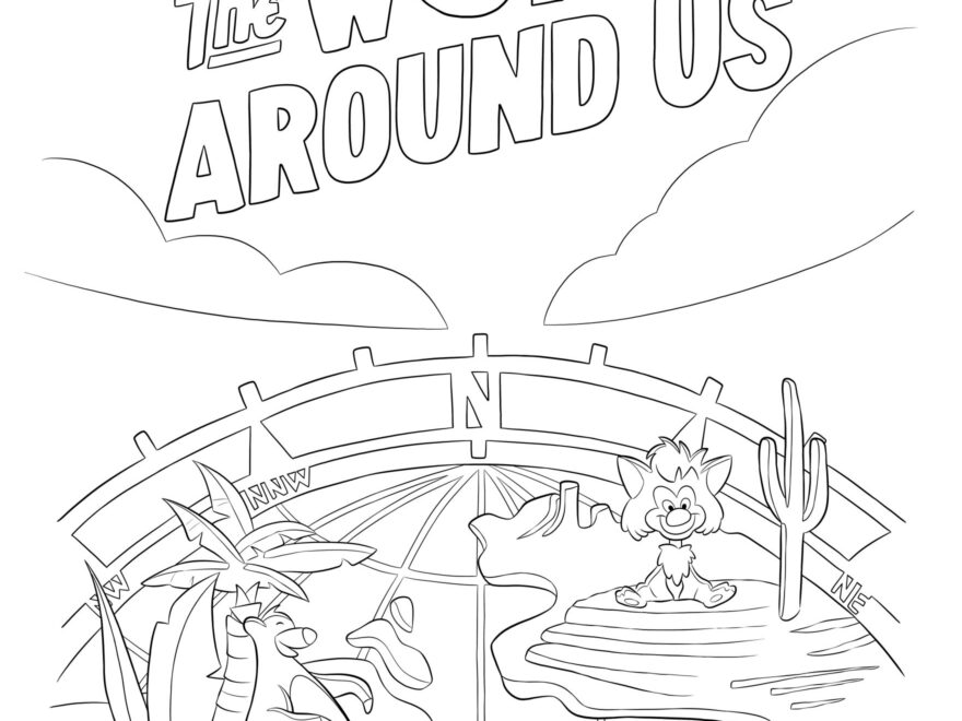 DOWNLOADABLE Celebrate Earth Month With A Disney100 Coloring Page D23