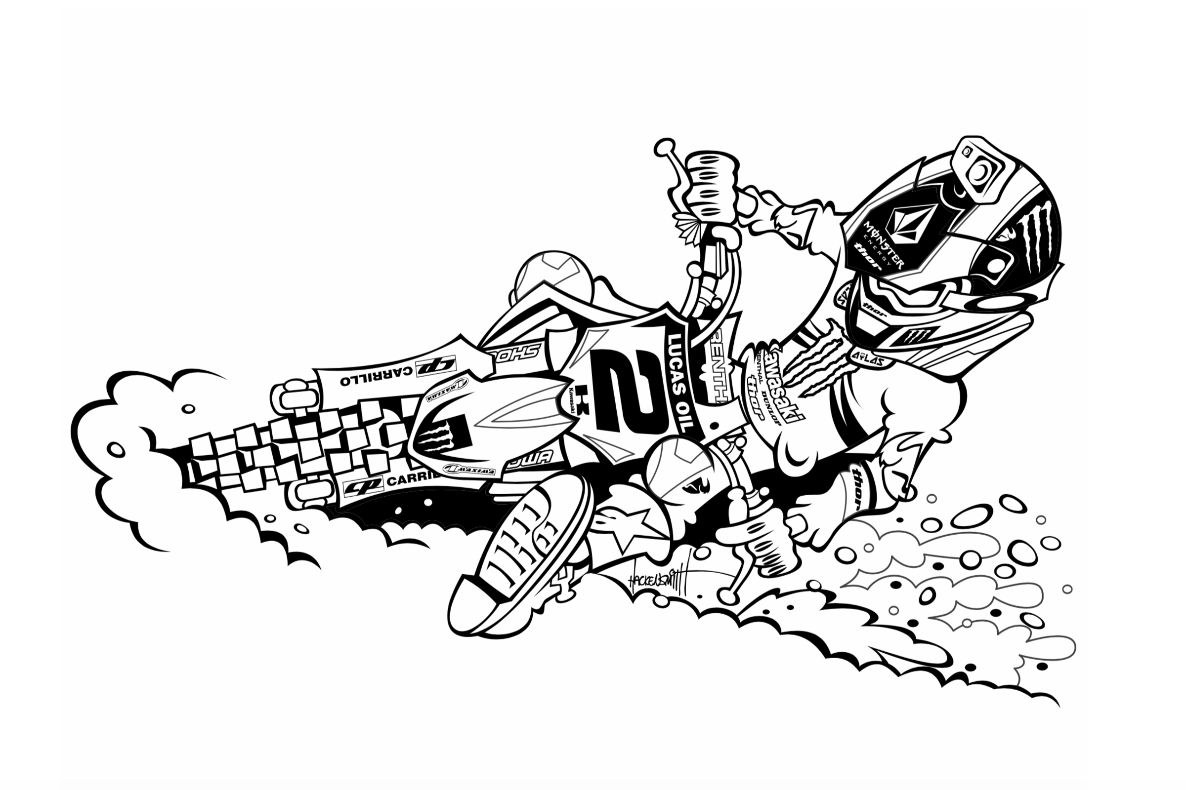 Downloadable Motocross Coloring Pages For Kids Racer X Downloadable Motocross Coloring Pages For Kids Racer X