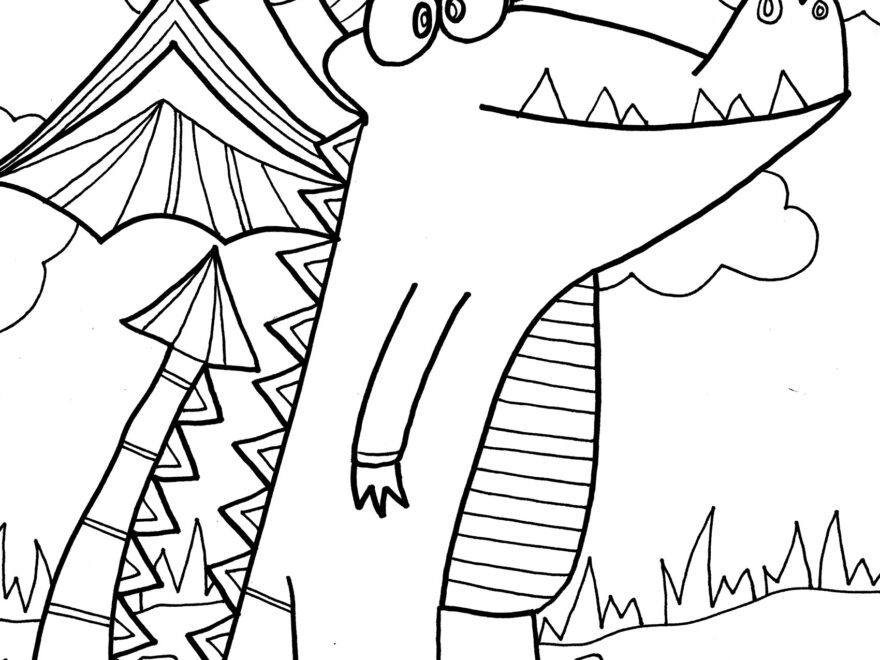 Dragon Coloring Pages DOODLE ART ALLEY