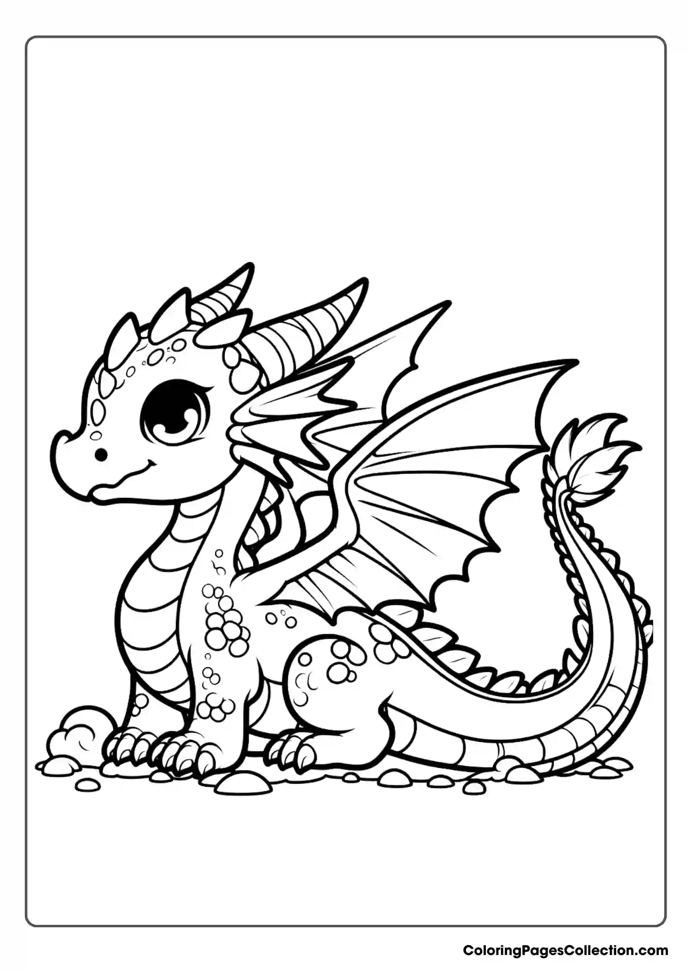 Dragon Coloring Pages From Easy To Hard